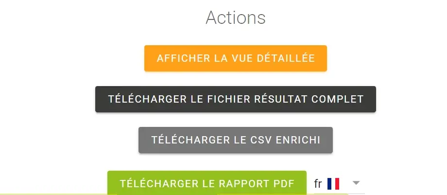 Les résultats de Mailnjoy